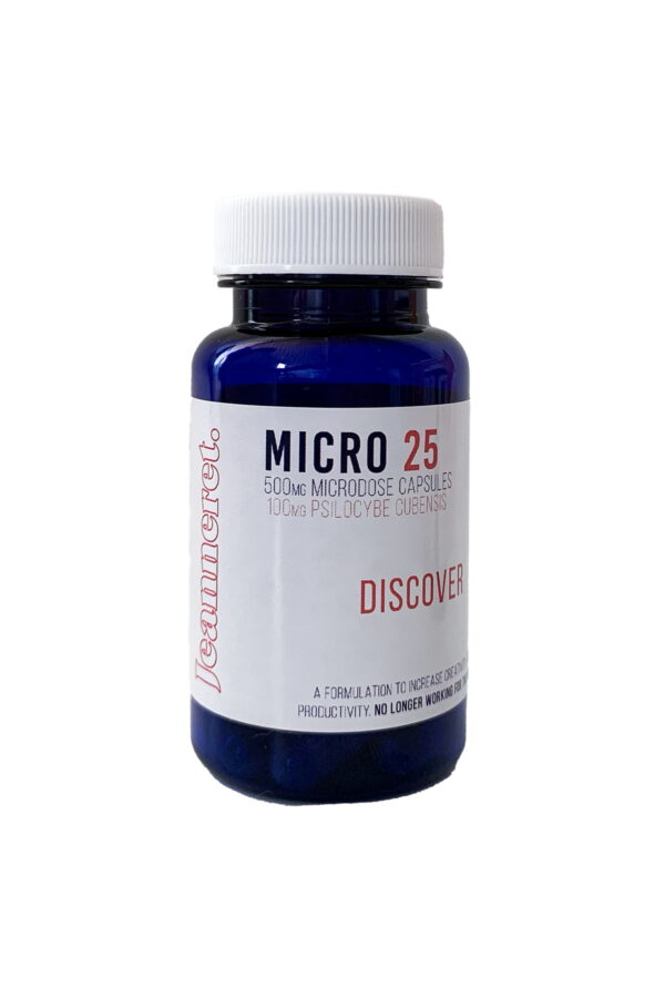 Jeanneret Botanical Micro 25 (Discover) Microdose Mushroom Capsules.